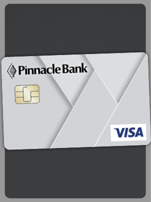 Blank copy of the banks credit card